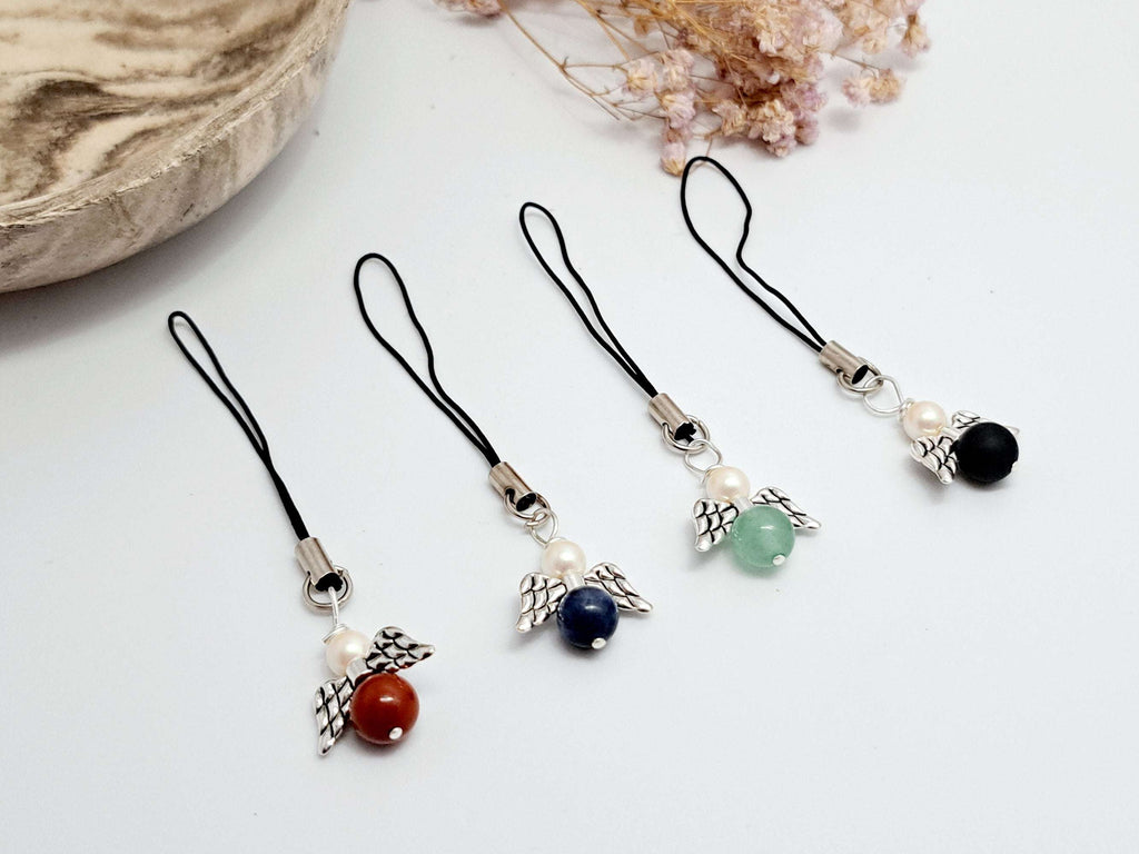 Ange Porte-Bonheur Pierre Naturelle | Cadeau Secret Santa Noël