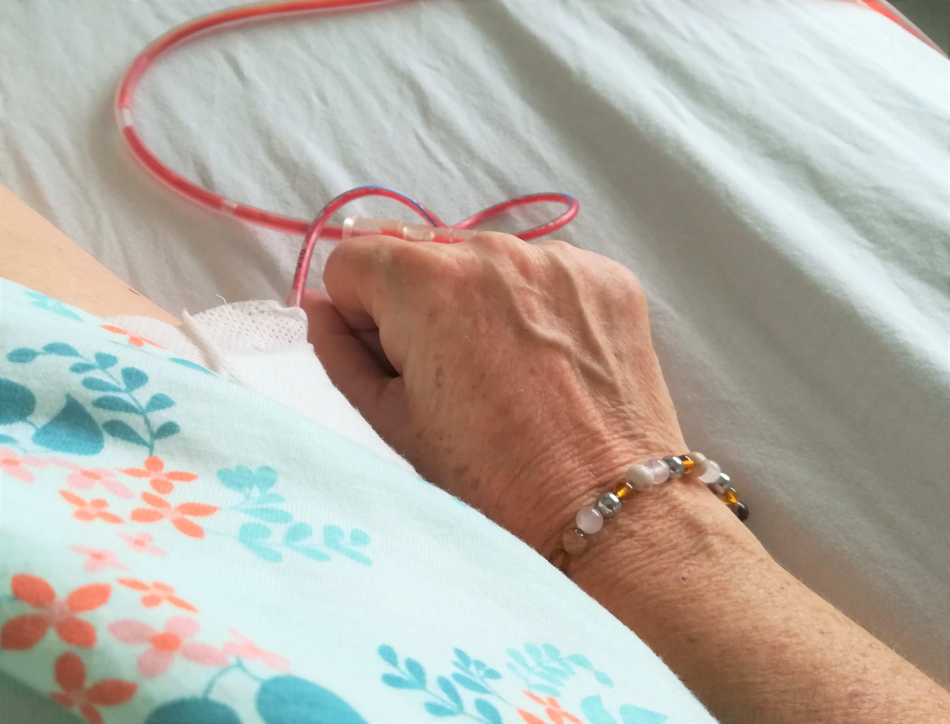 Bracelet Cicatrisation & Convalescence | Quartz Rose, Hématite, Ambre, Jaspe Zèbre | Post-Opératoire