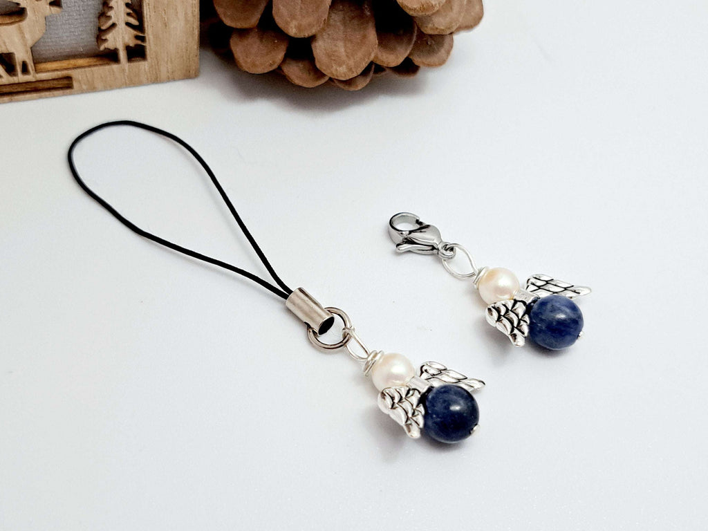 Ange Porte-Bonheur Pierre Naturelle | Cadeau Secret Santa Noël