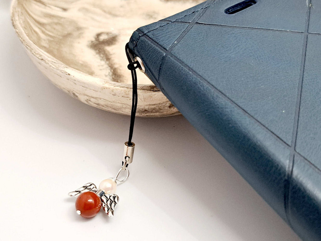 Ange Porte-Bonheur Pierre Naturelle | Cadeau Secret Santa Noël