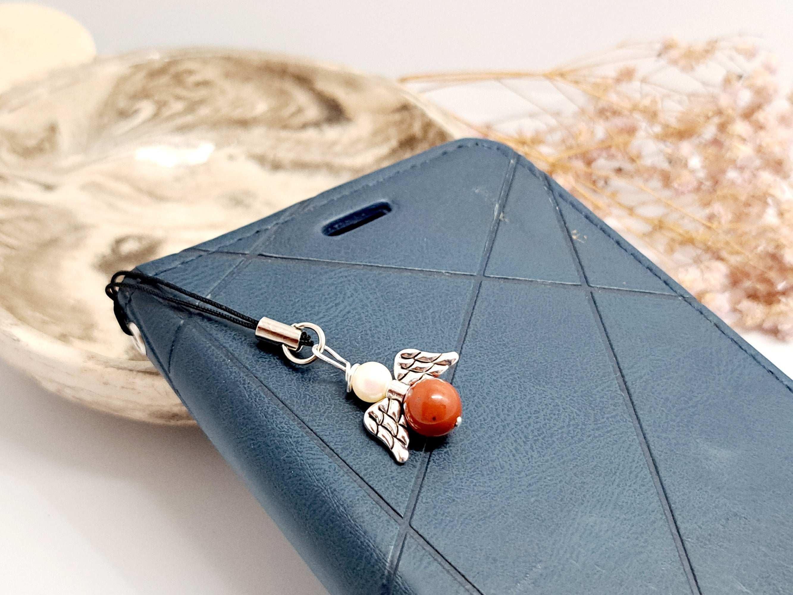 Ange Porte-Bonheur Pierre Naturelle | Cadeau Secret Santa Noël