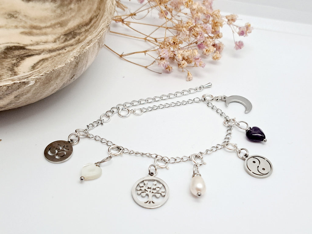 Bracelet Chaînette en Acier Inoxydable – Base pour Charms Personnalisés