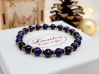 Bracelet Lapis Lazuli Femme | Cadeau Sagesse & Élégance |Domidora