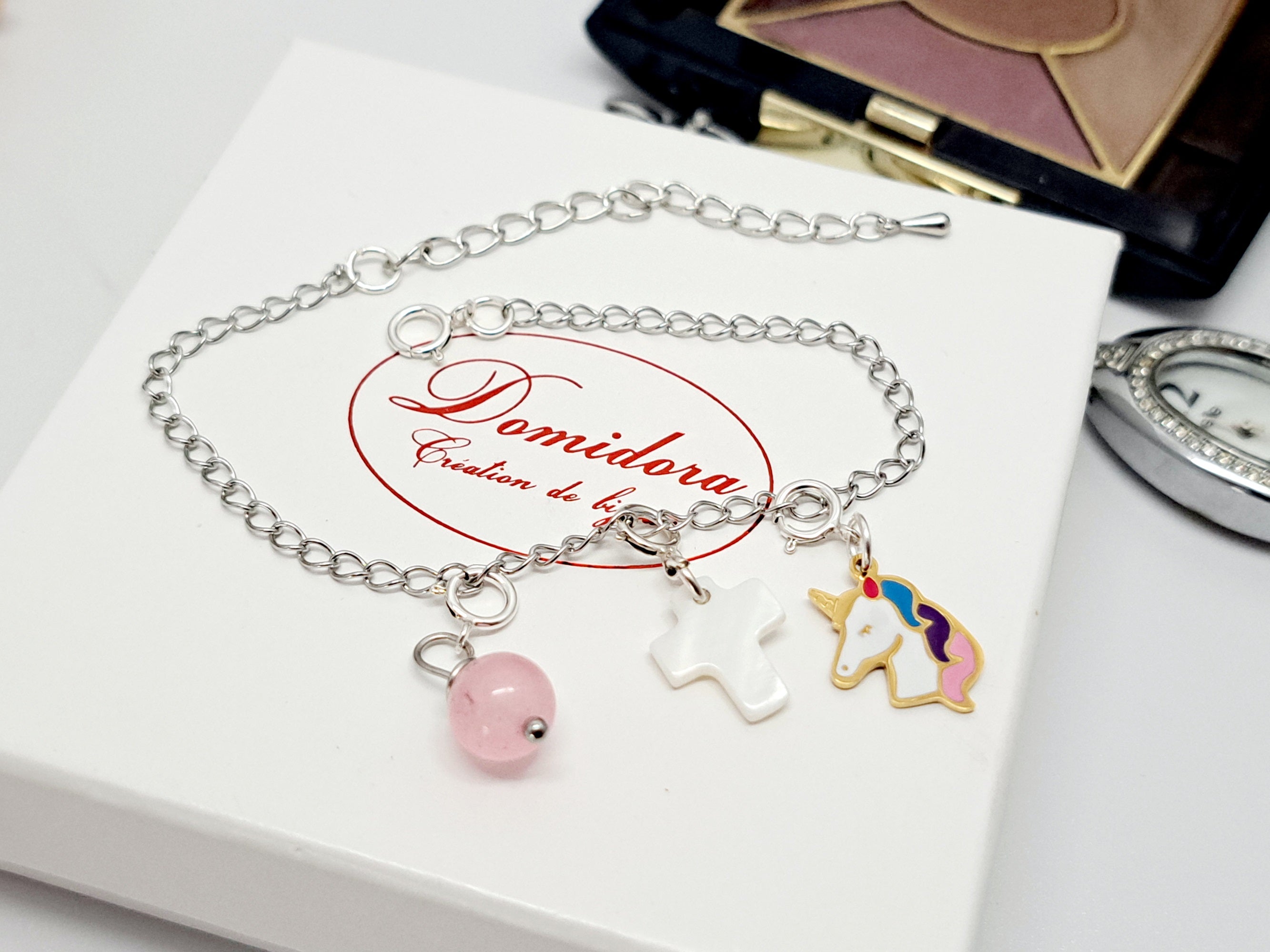 Bracelet Chaînette en Acier Inoxydable – Base pour Charms Personnalisés