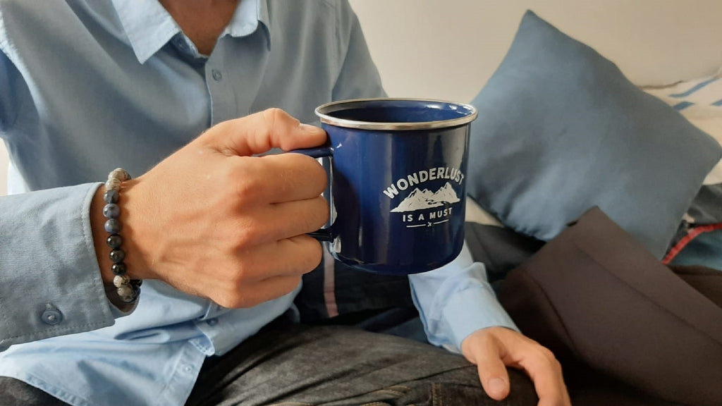 Bracelet Homme Pierres Naturelles Sodalite Faucon Jaspe Picasso | Cadeau Masculin 8mm