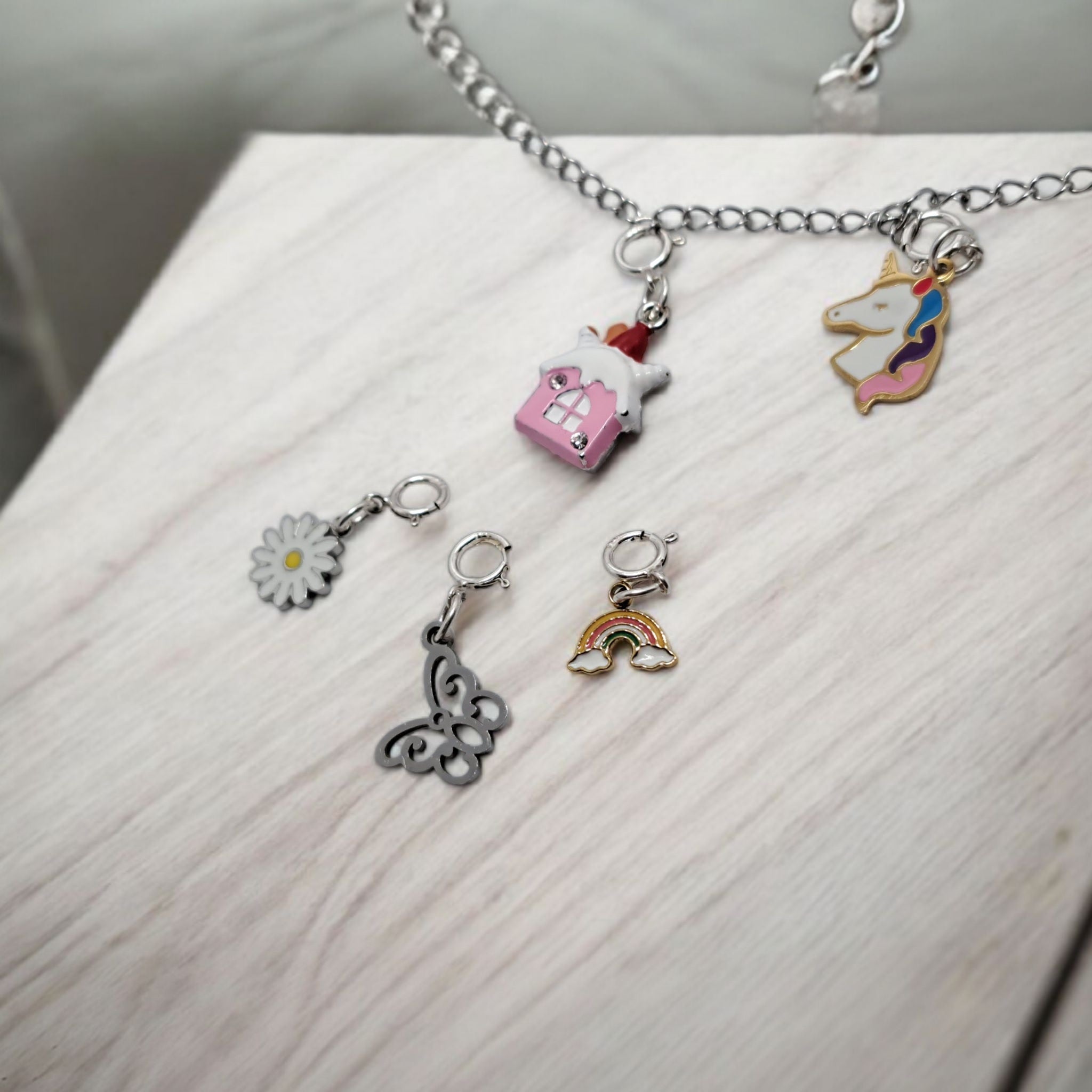 Charms Enfants en Acier Inoxydable – Bijoux d'Intention Ludiques