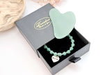 Coffret Cadeau Luxe Noël : Gua Sha Quartz Rose/Aventurine & Bracelet Pierres Naturelles - Rituel Bien-Être