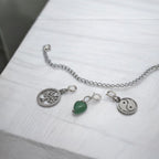 Pack Abondance & Réussite : Trio Charms Aventurine, Arbre de Vie & Yin Yang | Bracelet Intention