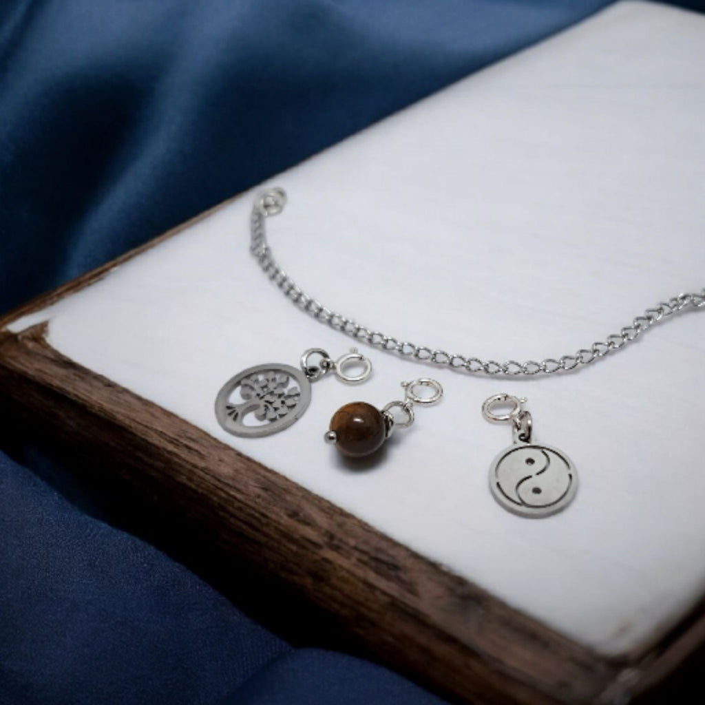 Pack Protection : Trio Charms Œil de Tigre (Pierre Bouclier) | Éloigne Énergies Négatives