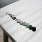 Pendentif Intention "Nouveau Départ" | Pierre de Lune, Aventurine & Agate Mousse